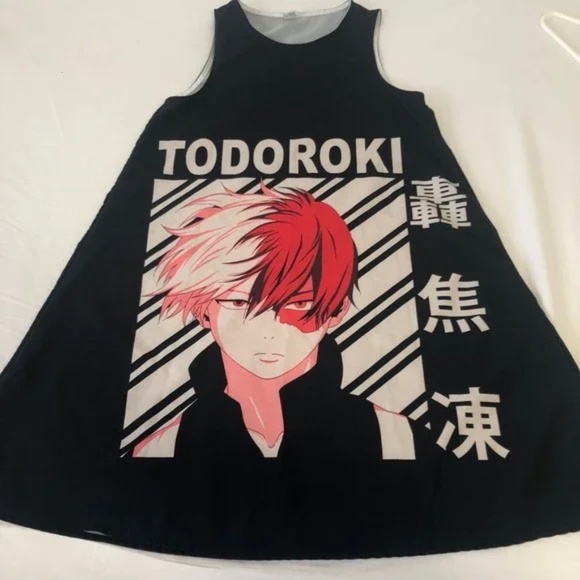 Shoto Todoroki My Hero Academia Dress Anime Cosplay Gyaru fashion XXS - Picture 2 of 5